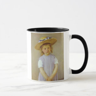 Mädchen in einem Strohhut, Mary Cassatt Tasse