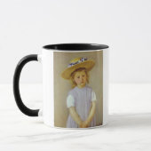 Mädchen in einem Strohhut, Mary Cassatt Tasse (Links)