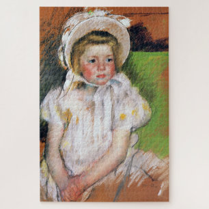 Mädchen in einem weißen Bonnet, Mary Cassatt Puzzle