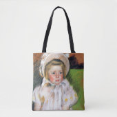 Mädchen in einem weißen Bonnet, Mary Cassatt Tasche (Vorderseite)