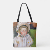 Mädchen in einem weißen Bonnet, Mary Cassatt Tasche (Rückseite)