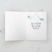 Mädchen in einer Hoodie mit einer Katze für Hausti Karte (Innenseite)