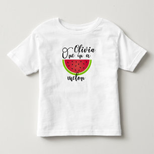 Mädchen in einer Melone Erster Geburtstag T - Shir Kleinkind T-shirt