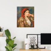 Mädchen in einer spanischen Jacke, Renoir Poster (Heimbüro)