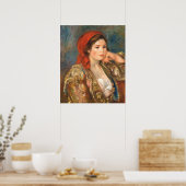 Mädchen in einer spanischen Jacke, Renoir Poster (Küche)