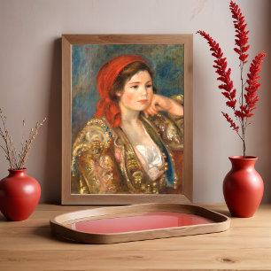 Mädchen in einer spanischen Jacket, Renoir Poster