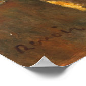 Mädchen in einer spanischen Jacket, Renoir Poster (Ecke)