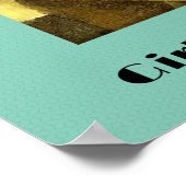 Mädchen in gelbem Hut von Norman Lewis (1936) Poster (Ecke)