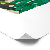 Mädchen in Gewächshaus-Abbildungen Poster (Ecke)