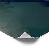 Mädchen in grünem Kleid Poster (Ecke)