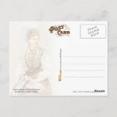 Mädchen in Karniola, Österreich-Ungarn Postkarte (Rückseite)