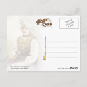 Mädchen in Karniola, Österreich-Ungarn Postkarte (Rückseite)