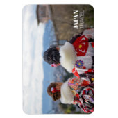 Mädchen in Kimono, Kyōto, Japan ReiseSouvenir Magnet (Vertikal)