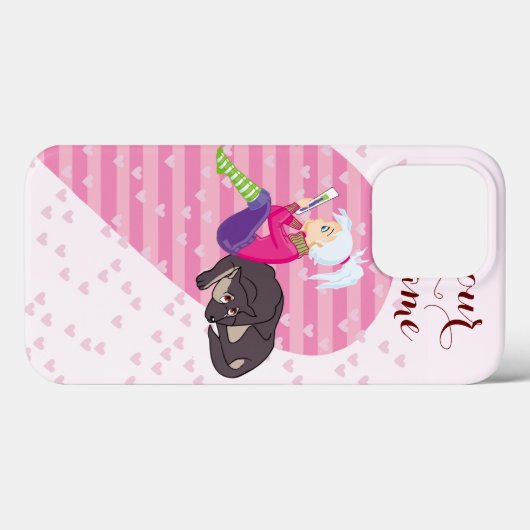 Mädchen in Liebe Case-Mate iPhone Hülle (Rückseite (Horizontal))