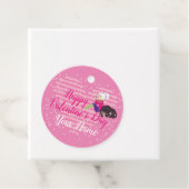 Mädchen in Liebe Geschenkanhänger (Beispiel)