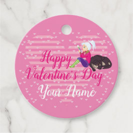 Mädchen in Liebe Geschenkanhänger