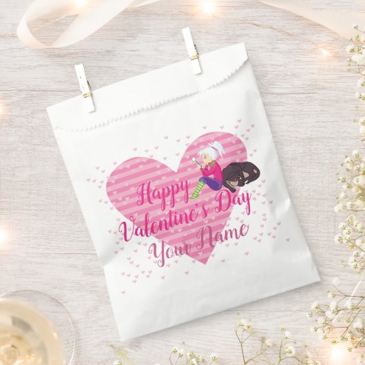 Mädchen in Liebe Geschenktütchen (Ausgeschnitten)