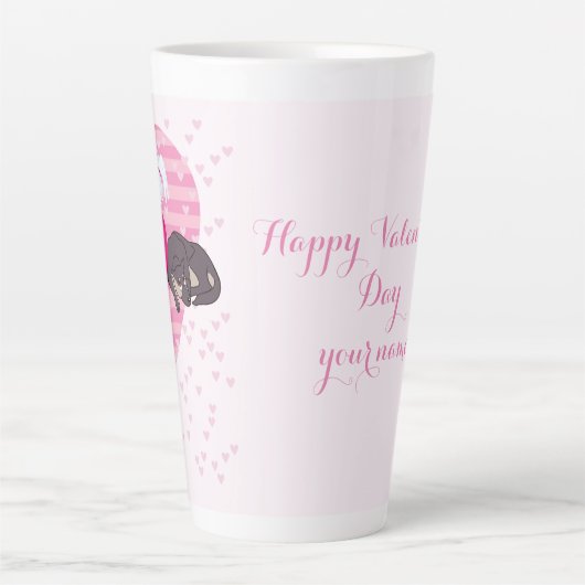 Mädchen in Liebe Milchtasse (Vorderseite)