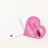 Mädchen in Liebe Notizblock (Innenseite)