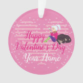 Mädchen in Liebe Ornament (Vorderseite)