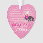 Mädchen in Liebe Ornament (Vorderseite)