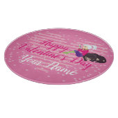 Mädchen in Liebe Schneidebrett (Ecke)