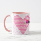 Mädchen in Liebe Tasse (Links)