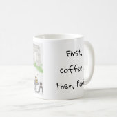 Mädchen in Paris-Tasse Kaffeetasse (VorderseiteRechts)