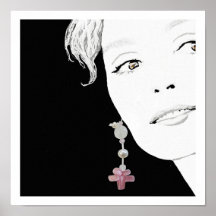 Mädchen in Perlenohrbilderkunst