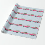 MÄDCHEN IN PINK CLASSIC CADDY CHRISTMAS GESCHENKPAPIER<br><div class="desc">PINK CLASSIC CAR CHRISTMAS WRAPPPAPIER</div>