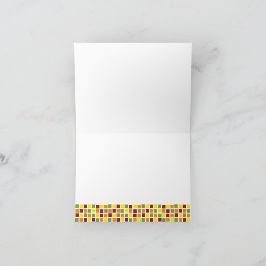 Mädchen in Pumpkin Baby Dusche Danke Notizen (Innenseite)