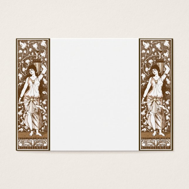 Mädchen in Robe mit Urne (Vorderseite)