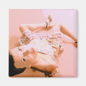 Mädchen in rosa Magnet (Vorne)