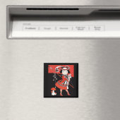 Mädchen in Rot Magnet (In Situ (Geschirrspüler))