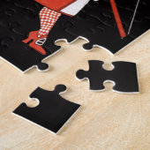 Mädchen in Rot Puzzle (Seite)