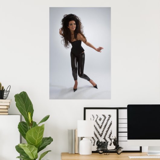 Mädchen in schwarz poster (Heimbüro)