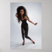 Mädchen in schwarz poster (Vorne)