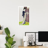 Mädchen in Sommerkostüme, Goyō Hashiguchi Poster (Heimbüro)