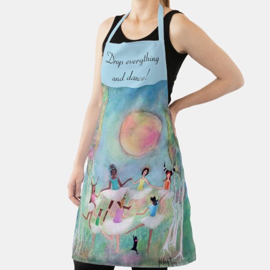 Mädchen in Tutus Whimsical Art Schürze (InSitu)