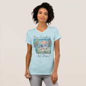 Mädchen in Tutus Whimsical Art  T-Shirt (Vorne ganz)