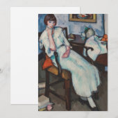 Mädchen in Weiß | Samuel John Peploe (Vorne/Hinten)