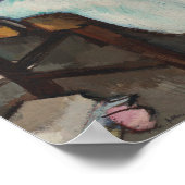 Mädchen in Weiß | Samuel John Peploe Poster (Ecke)