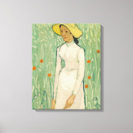 Mädchen in Weiß Van Gogh Leinwanddruck