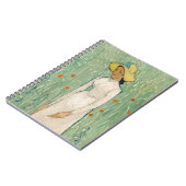 Mädchen in Weiß | Vincent van Gogh Notizblock (Linke Seite)