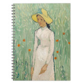 Mädchen in Weiß | Vincent van Gogh Notizblock (Vorderseite)