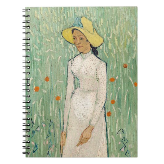 Mädchen in Weiß | Vincent van Gogh Notizblock (Vorderseite)