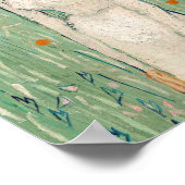 Mädchen in Weiß | Vincent van Gogh Poster (Ecke)