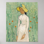 Mädchen in Weiß | Vincent van Gogh Poster (Vorne)