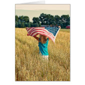 Mädchen in Weizenfeld Vielen Dank (Vorne)