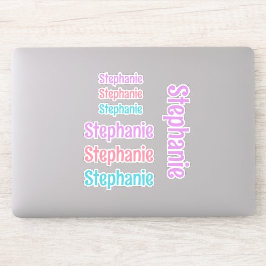 Mädchen Individuelle Name Vinyl Decals Personalisi Aufkleber (Computer)